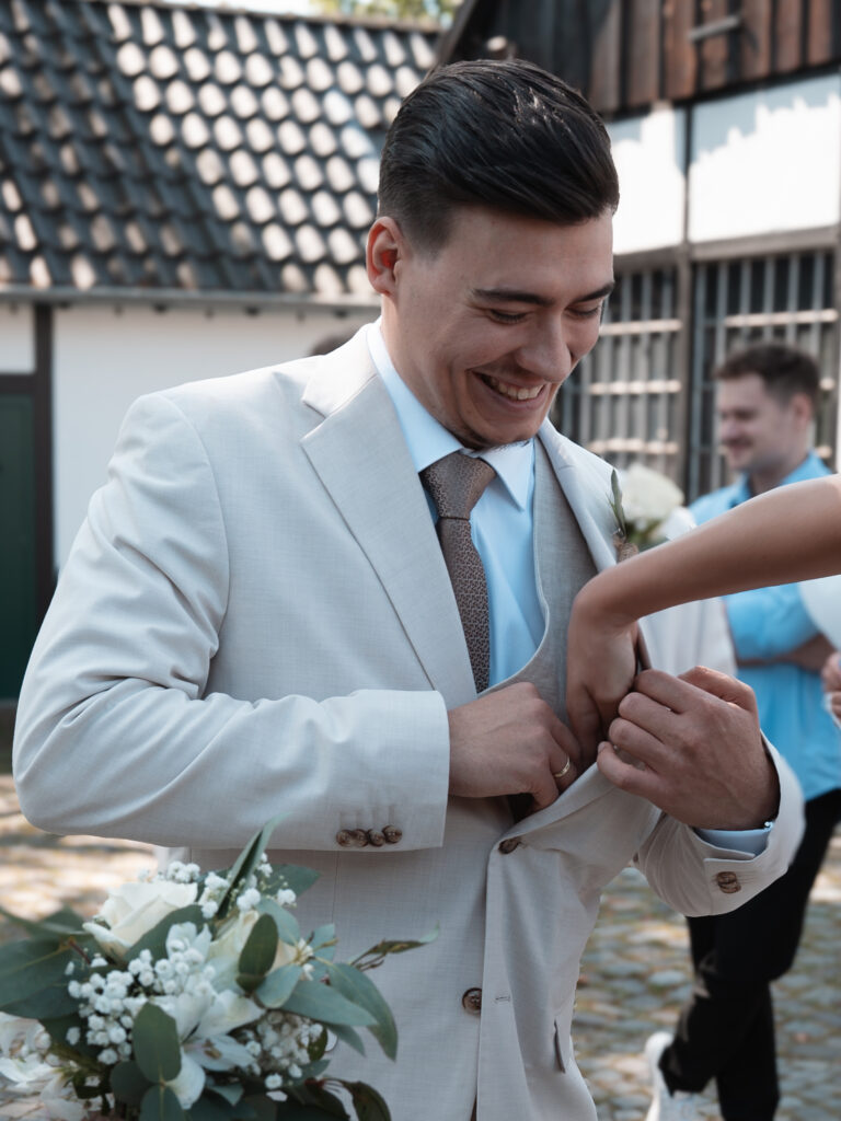 Gastgeschenk Umschlag Tasche Sakko Innentasche Krawatte